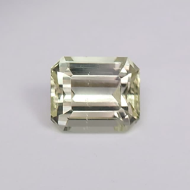 3.2ct Lemon Yellow Tourmaline Emerald Cut Loose Gemstone from Nigeria