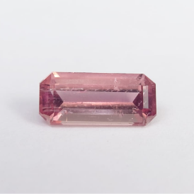 1.1ct Natural Pink Tourmaline emerald cut Loose Gemstone from Nigeria