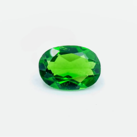 0.69ct Natural Green Chrome Diopside Oval Cut Loose Gemstone From Pakistan