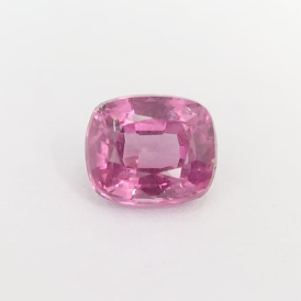 1.06ct Natural Malaya Garnet Cushion Cut Loose Gemstone From Tanzania
