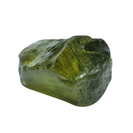 2.53ct Yellowish Green Sapphire Rough From Nigeria