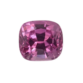 1ct Natural Malaya Garnet Cushion Cut Loose Gemstone From Tanzania