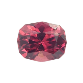 1ct Natural Malaya Garnet Fancy Cut Loose Gemstone From Tanzania