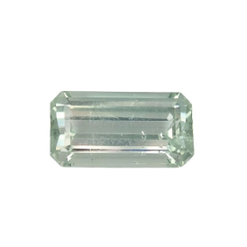 6.15ct Emerald Cut Seafoam Tourmaline Loose Gemstone from Nigeria