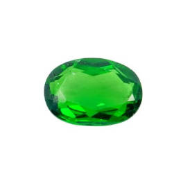 0.8ct Natural Green Chrome Diopside Oval Cut Loose Gemstone From Pakistan