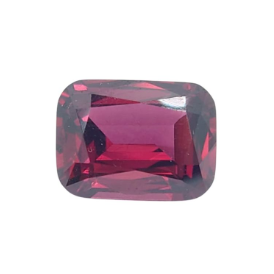 3.3ct Natural Reddish Pink Rhodolite Garnet Loose Gemstone From Tanzania