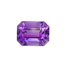 4.65ct Natural Amethyst Emerald Cut loose Gemstone From Nigeria