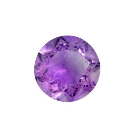 13.75ct Amethyst Round Cut Loose Gemstone From Nigeria