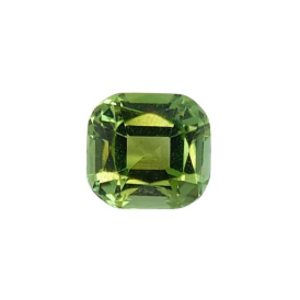 0.56ct Natural light Green Tourmaline Cushion Cut Loose Gemstone from Afghanistan