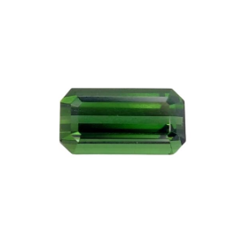 0.97ct Natural Forest Green Tourmaline Emerald Cut Loose Gemstone from Afghanistan