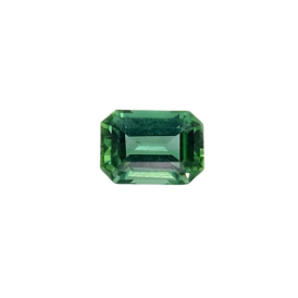 0.34ct Natural Green Tourmaline Emerald Cut Loose Gemstone from Afghanistan