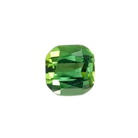 0.72ct Natural Green Tourmaline Cushion Cut Loose Gemstone from Afghanistan