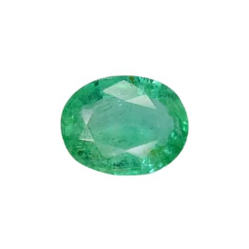 1.03ct Natural Emerald Oval Shape Loose Gemstone from Panjshir Afghanistan