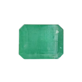 8.39ct Natural Emerald Rectangular cut Loose Gemstone From Panjshir Afghanistan