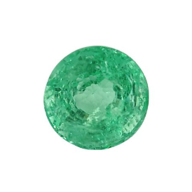 2.79ct Natural Emerald Round Cut Loose Gemstone From Panjshir Afghanistan