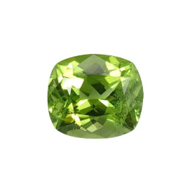 2.91ct Natural Peridot Cushion Cut Loose Gemstone From Pakistan