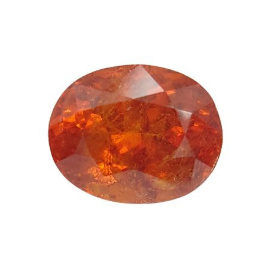 4.3ct Natural Fanta Spessartite Garnet Oval Cut From Nigeria