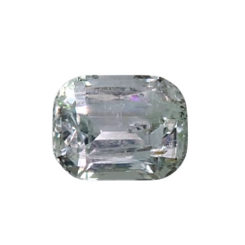 2.4ct Natural Aquamarine Cushion Cut From Nigeria