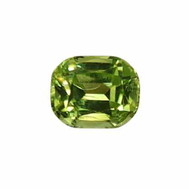 0.60ct Natural Cushion Cut Peridot from Pakistan