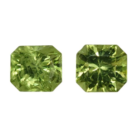 1.6ct Peridot Pair Natural From Pakistan