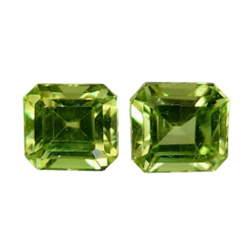 1.6ct Peridot Pair Natural From Pakistan