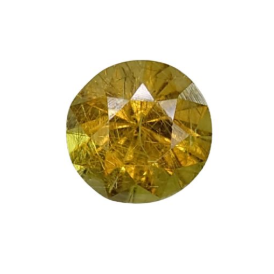 Faceted Demantoid Garnet