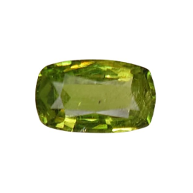 Faceted Demantoid Garnet