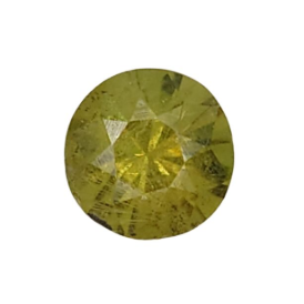 Faceted Demantoid Garnet