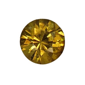 Faceted Demantoid Garnet