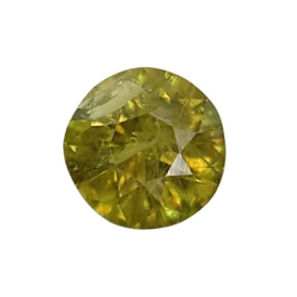 Faceted Demantoid Garnet