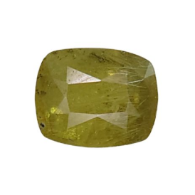 Faceted Demantoid Garnet
