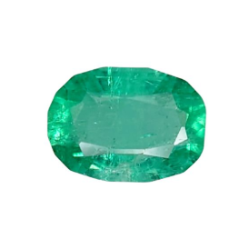 0.54ct Natural Emerald Oval Cut from Afghanistan