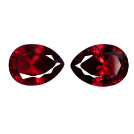 Faceted Malaya Garnet