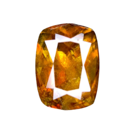 2.85ct Sphene titanite loose gemstone cushion cut