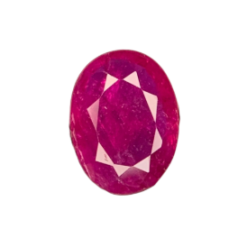 1ct Natural Ruby loose gemstone oval shape from Madagascar