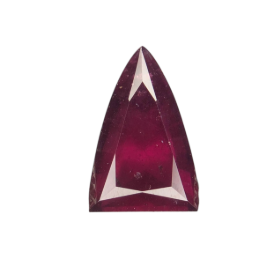 2.50ct Natural Rhodolite Garnet loose gemstone trillion cut from Tanzania