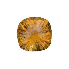 17.70 ct Natural Citrine loose gemstone cushion cut from Brazil