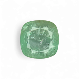 4.70ct Natural Emerald loose gemstone cushion shape