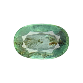 3ct Natural Emerald loose gemstone oval cut from Chitral Pakistan