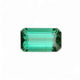 2.25 ct Natural Tourmaline loose gemstone octagon bluish green