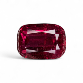 2.50ct Natural Rhodolite Garnet loose gemstone cushion Red