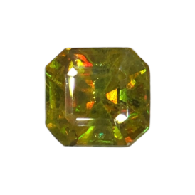 0.85ct Natural Sphene Titanite loose gemstone Octagon