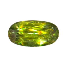 1.70ct Natural Sphene titanite loose gemstone oval cut