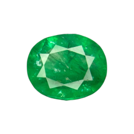 1.35ct Natural Emerald loose gemstone oval cut from Swat Pakistan