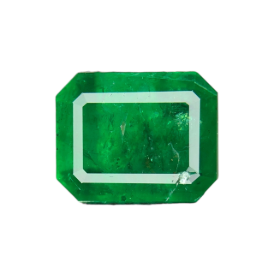 2.40 ct. Natural Emerald loose gemstone octagon cut from swat