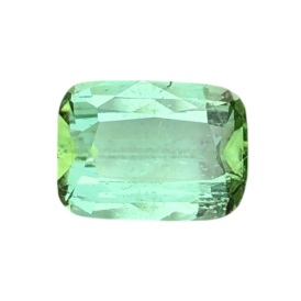 1.50ct Natural Tourmaline loose gemstone Mint blue Cushion shape