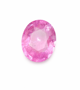 Natural Pink Tourmaline in Oval Cut