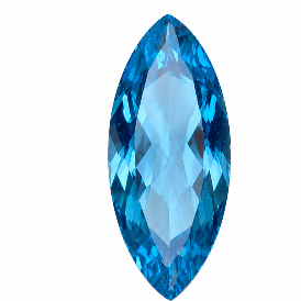 Faceted Swiss Blue Topaz