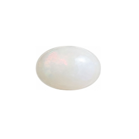 2.55ct White opal Cabochon From Ethiopia